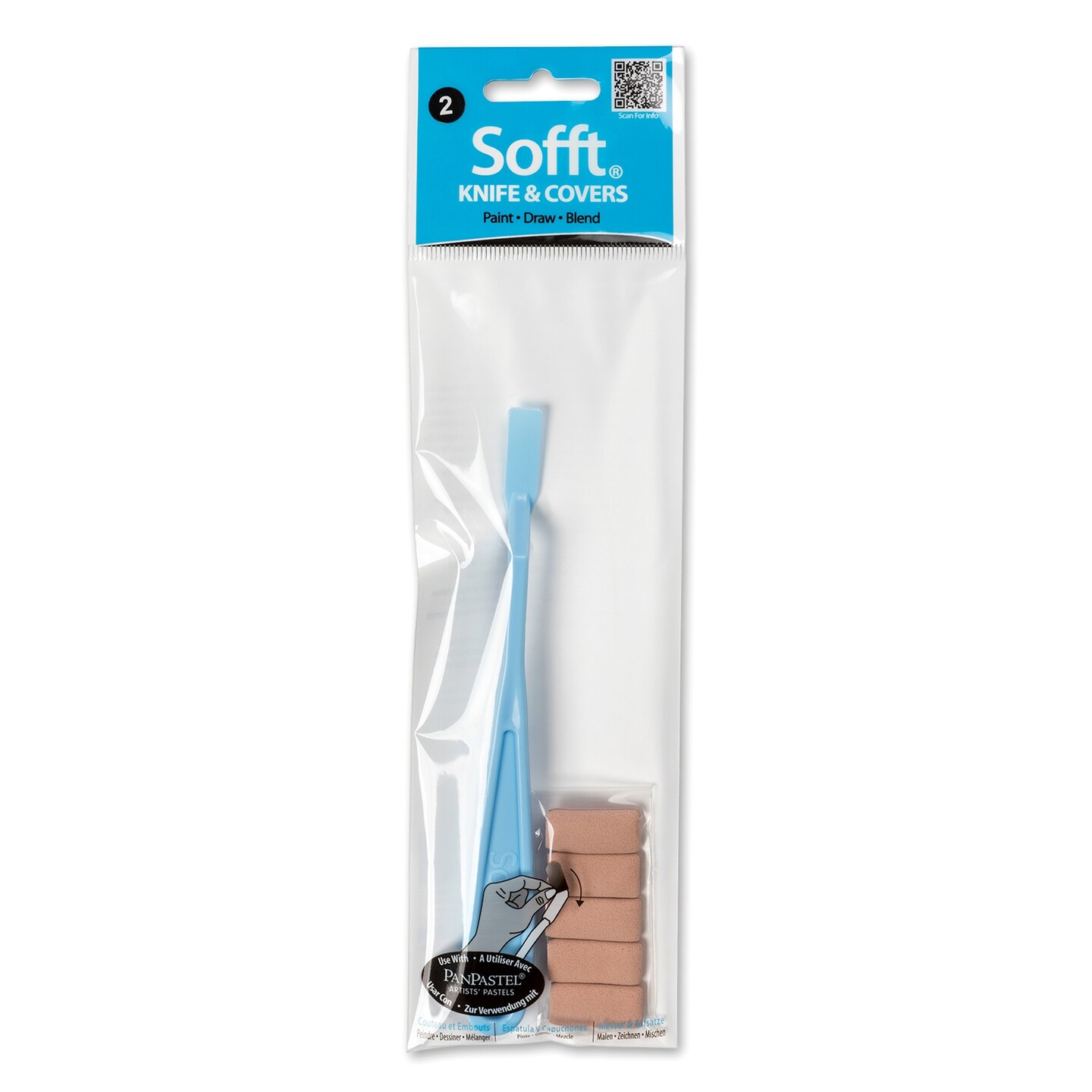 PanPastel Sofft Knife W/5 Covers2 Flat Michaels