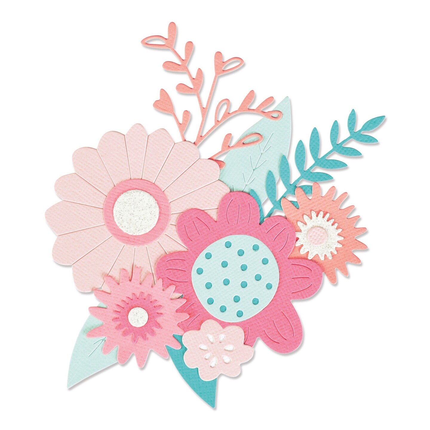 Sizzix Thinlits Dies By Olivia Rose 9/Pkg-Bold Flowers
