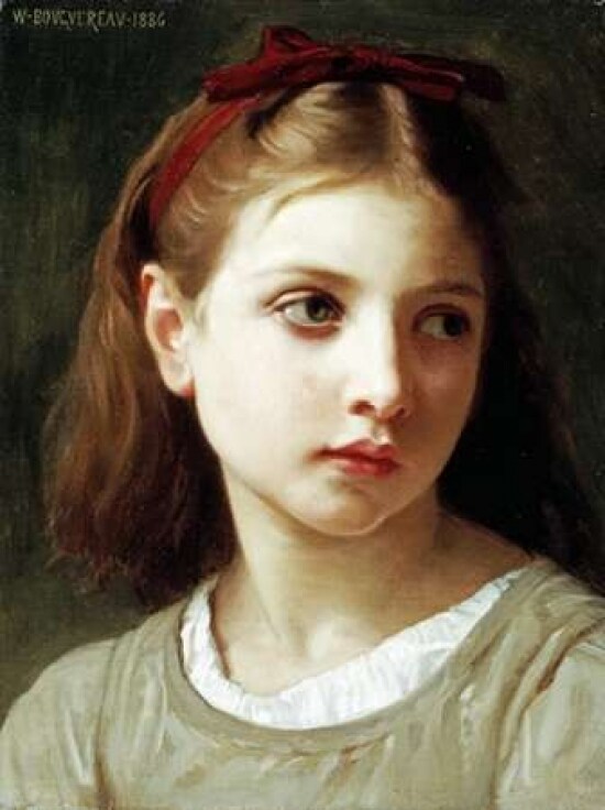 Une Petite Fille Poster Print by  William-Adolphe Bouguereau - Item # VARPDX265986