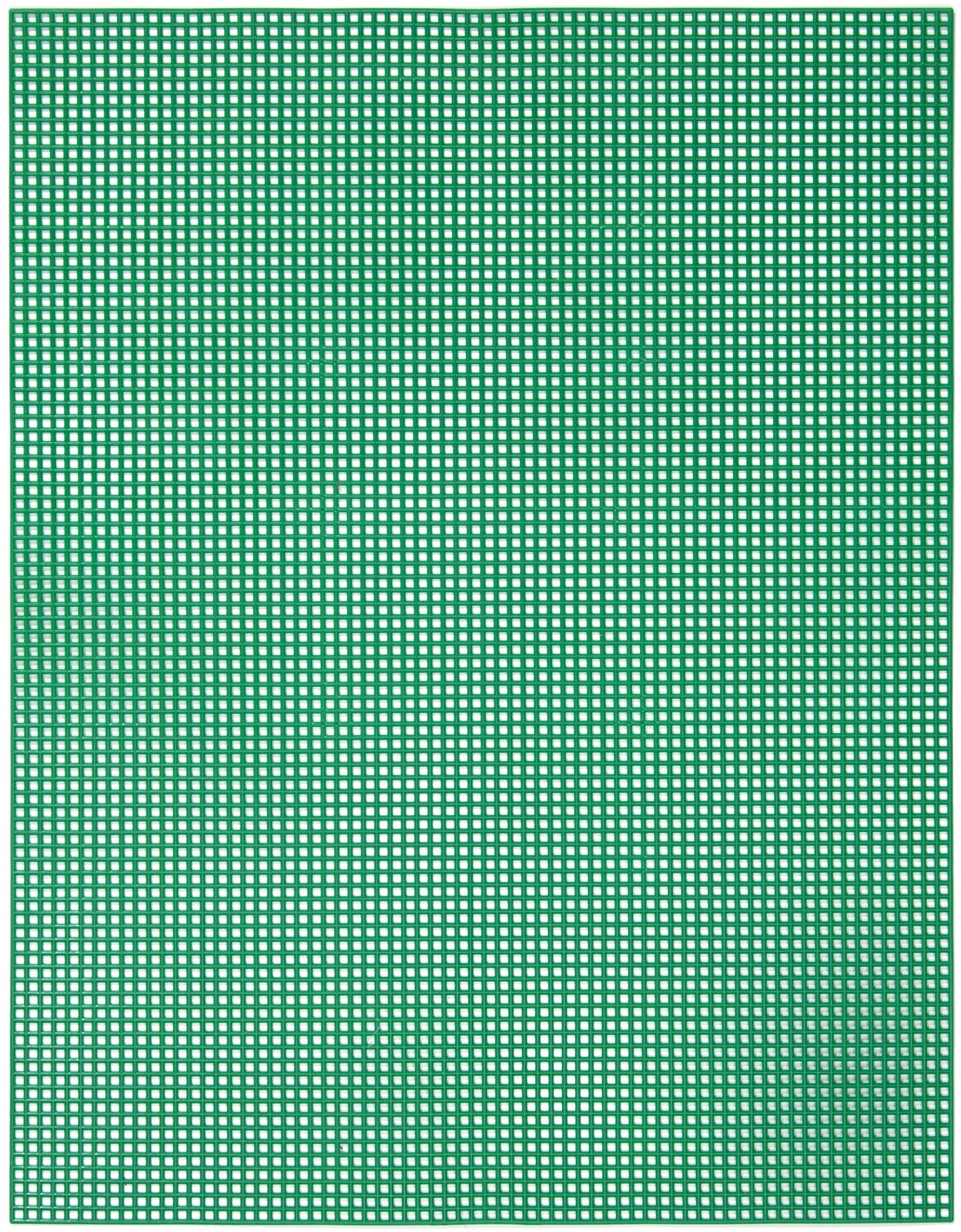 CousinDIY 10x13" Christmas Green 7-count Plastic Canvas - 1 sheet
