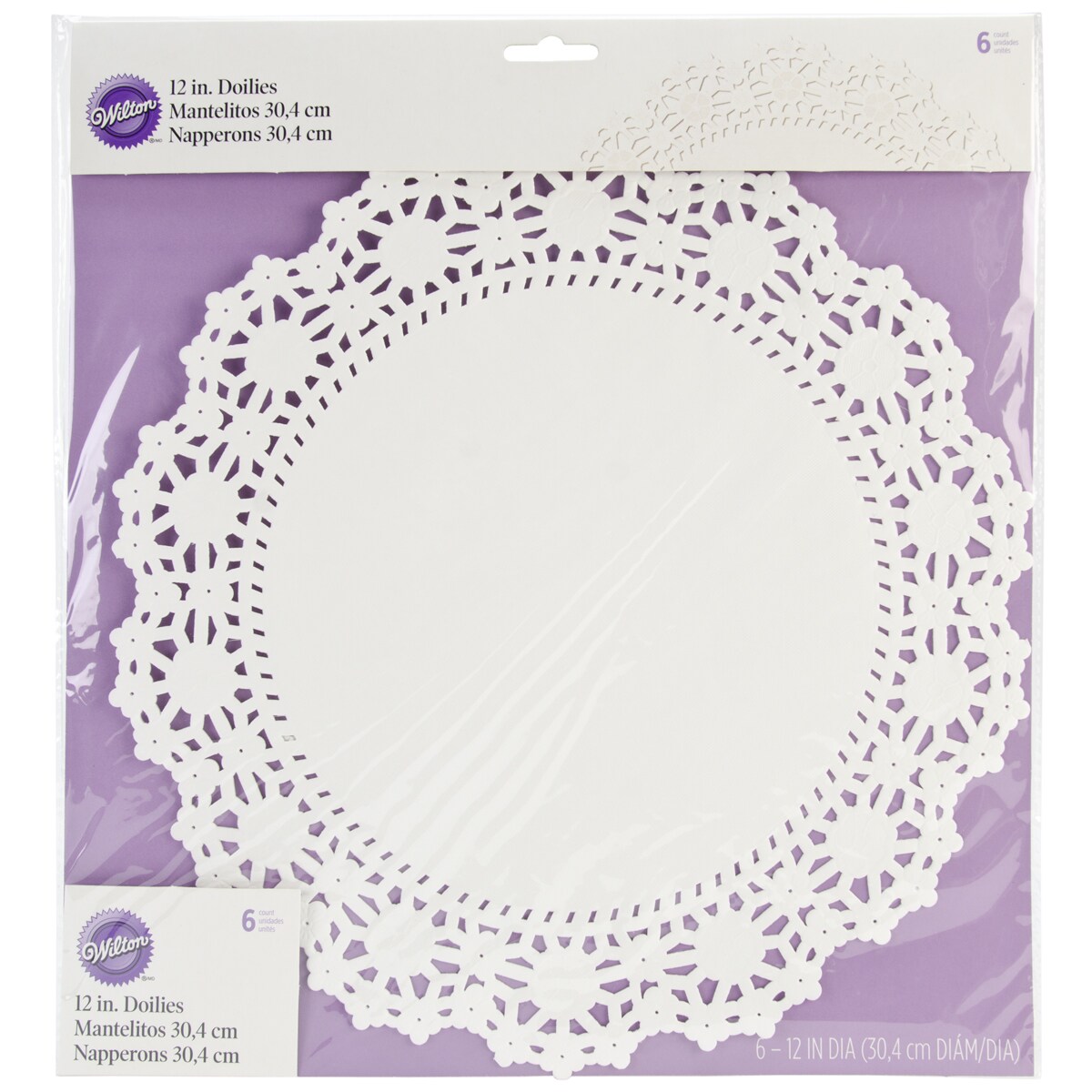 Wilton Greaseproof Doilies 4 Round White 30/Pkg