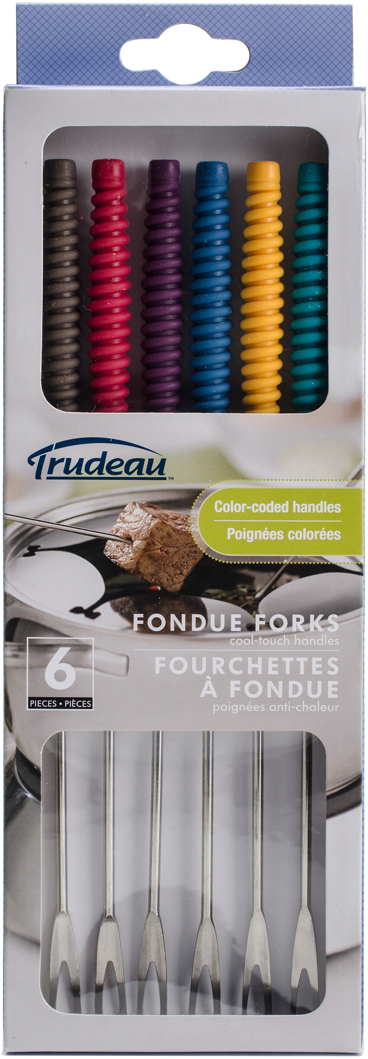 Trudeau Silicone-Coated Fondue Forks (Set of 6) - Thumbnail 2