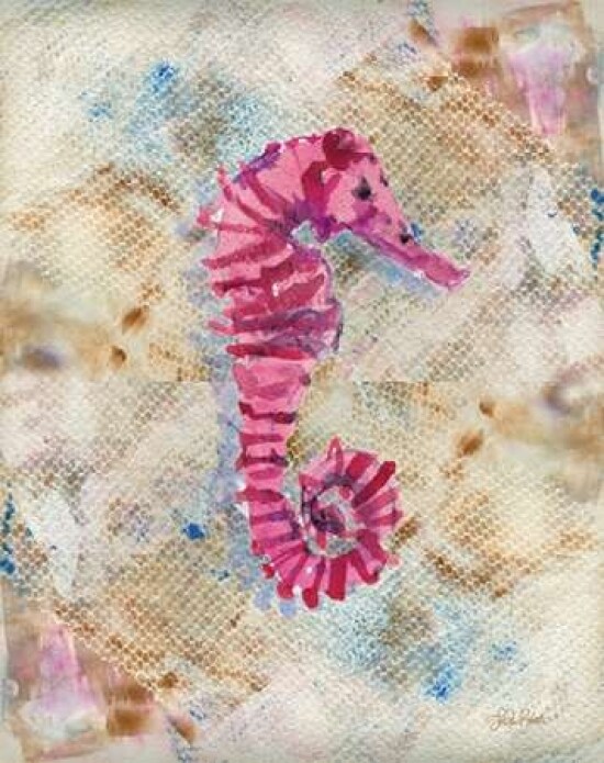 Pink Seahorse Poster Print by LuAnn Roberto - Item # VARPDXRTO111