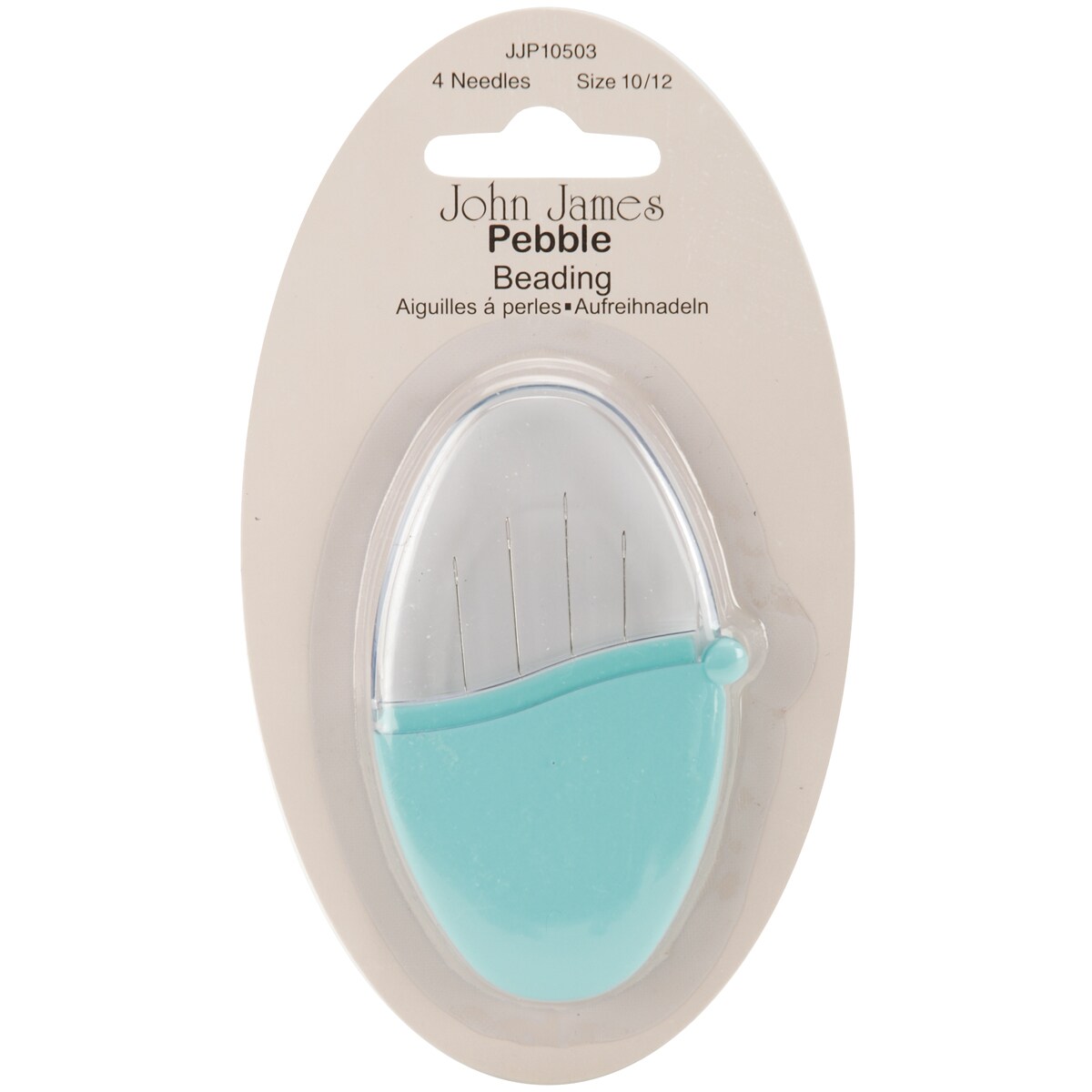 John James Pebbles Beading Needles-Size 10/12 4/Pkg