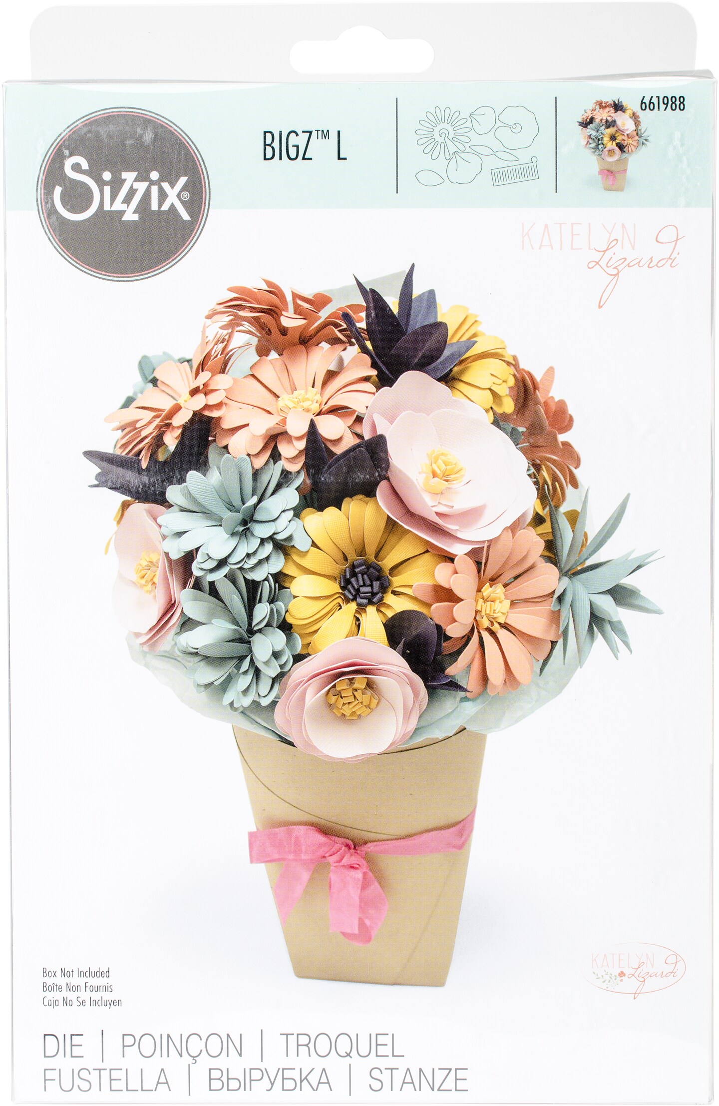 Sizzix Bigz Large Dies By Katelyn Lizardi-Bundle Of Flowers