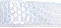 Offray Grosgrain Ribbon 3/8&#x22;X18&#x27;-White