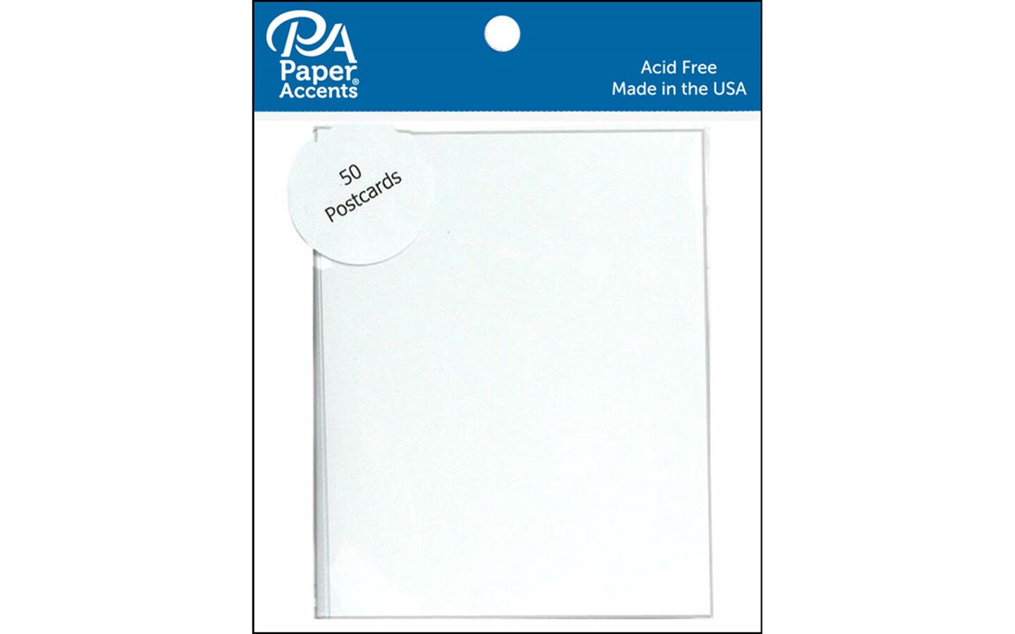 Post Cards 4.25x5.5 Blank 50pc White