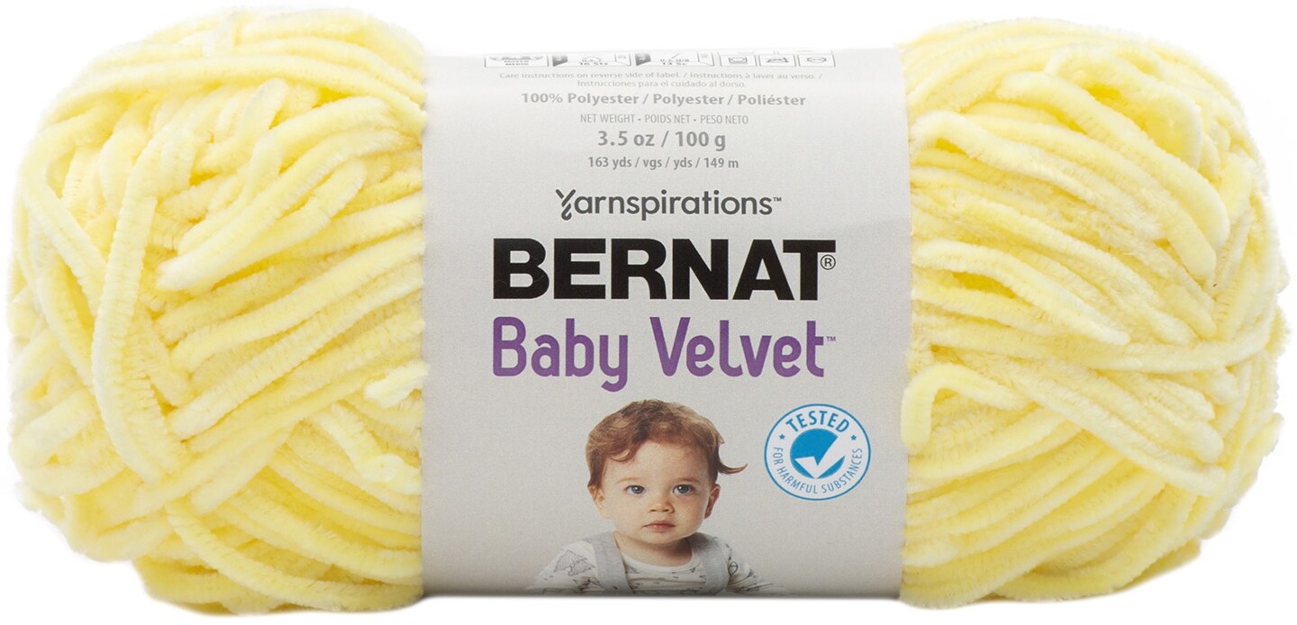 Bernat Baby Velvet Yarn-Sunshine Gold