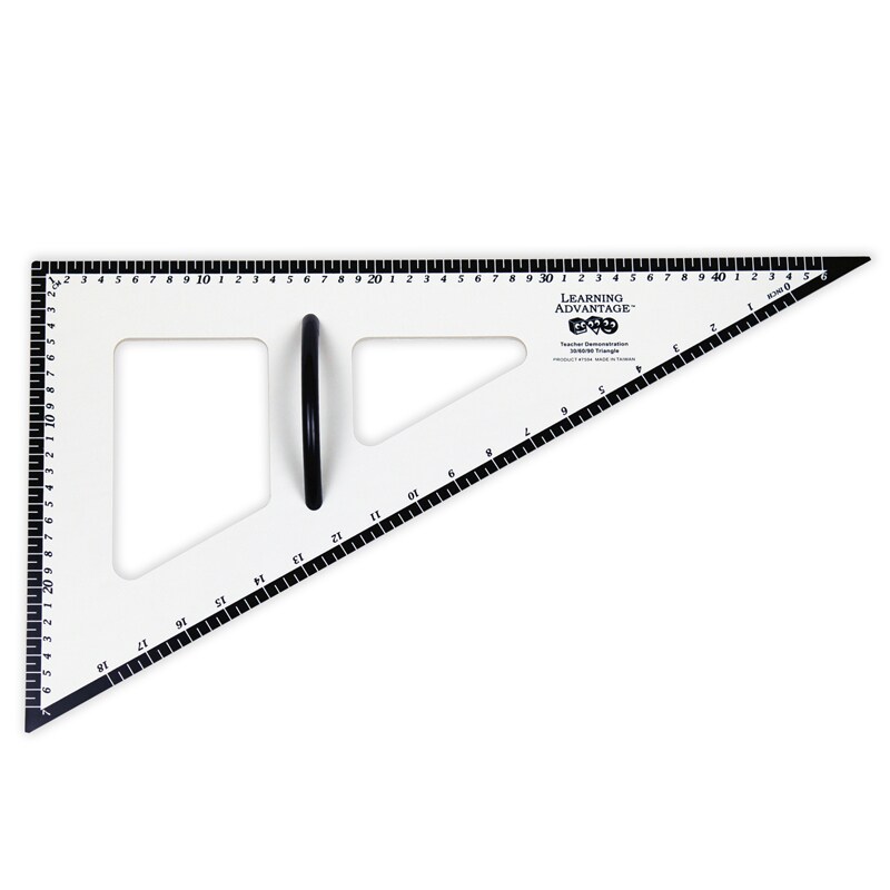 Dry Erase Magnetic Triangle - 30/60/90 Degrees, Count: 1, Model: 7594 ...
