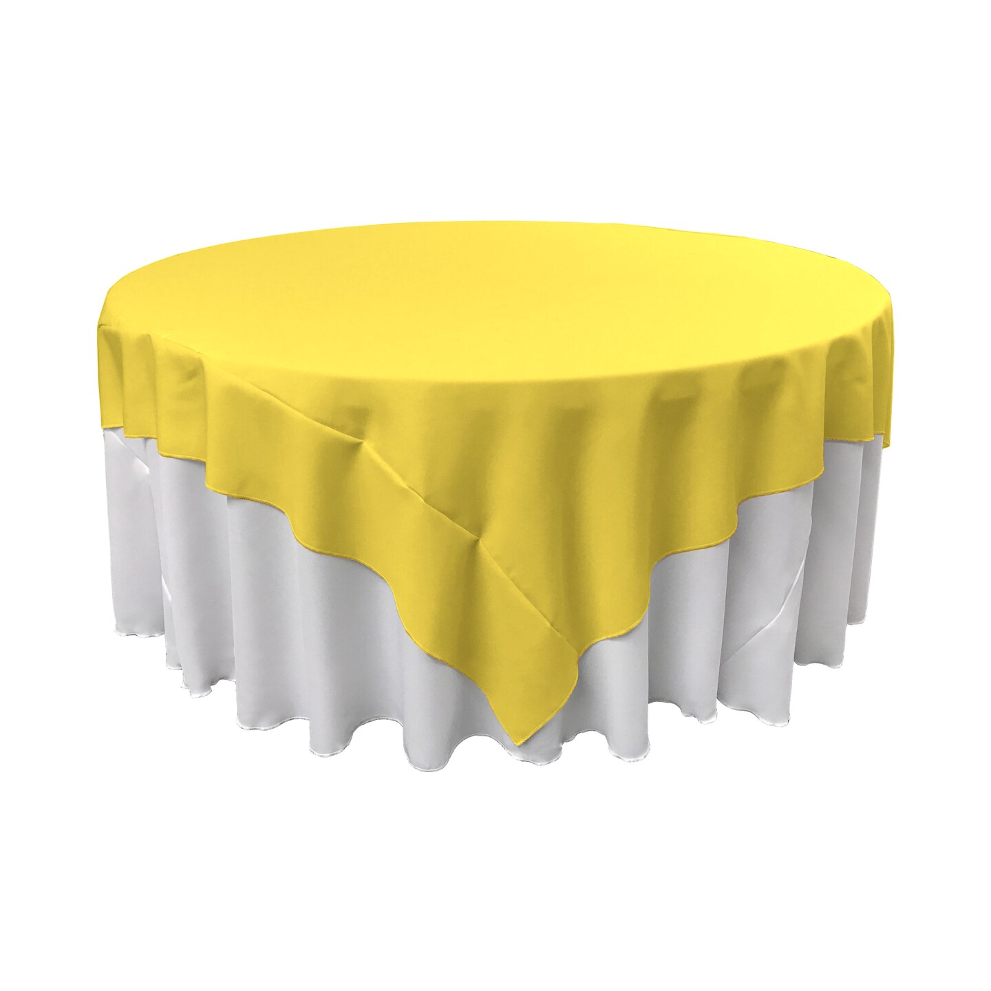 90x90 Inch Square Tablecloth Durable Polyester Poplin, Perfect for Dining &#x26; Special Events