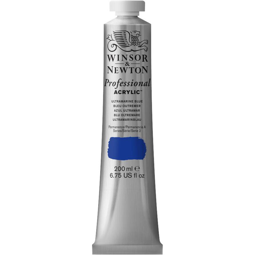 Winsor & Newton Artists' Acrylic Color, 200Ml, Ultramarine Blue