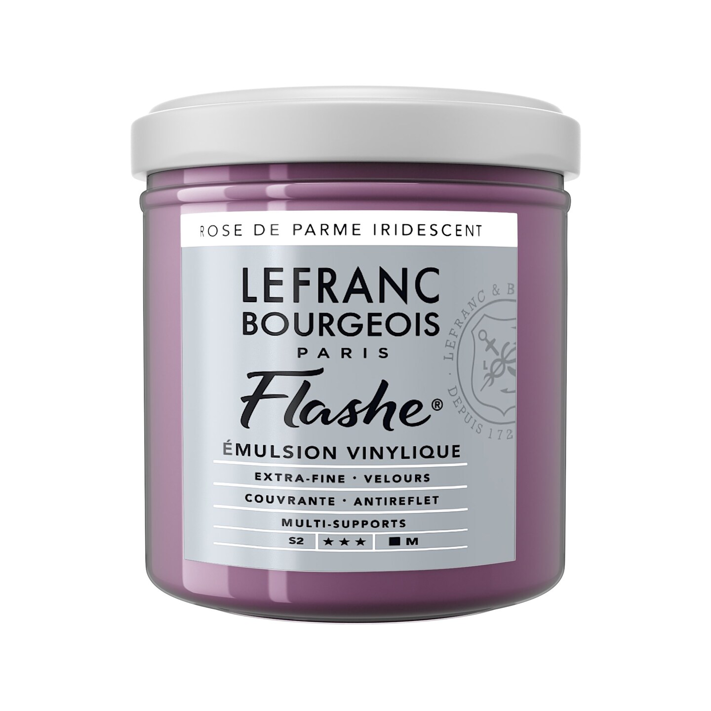 Lefranc & Bourgeois Flashe Matte Artist's Color, 125ml, Iridescent Parma  Pink 