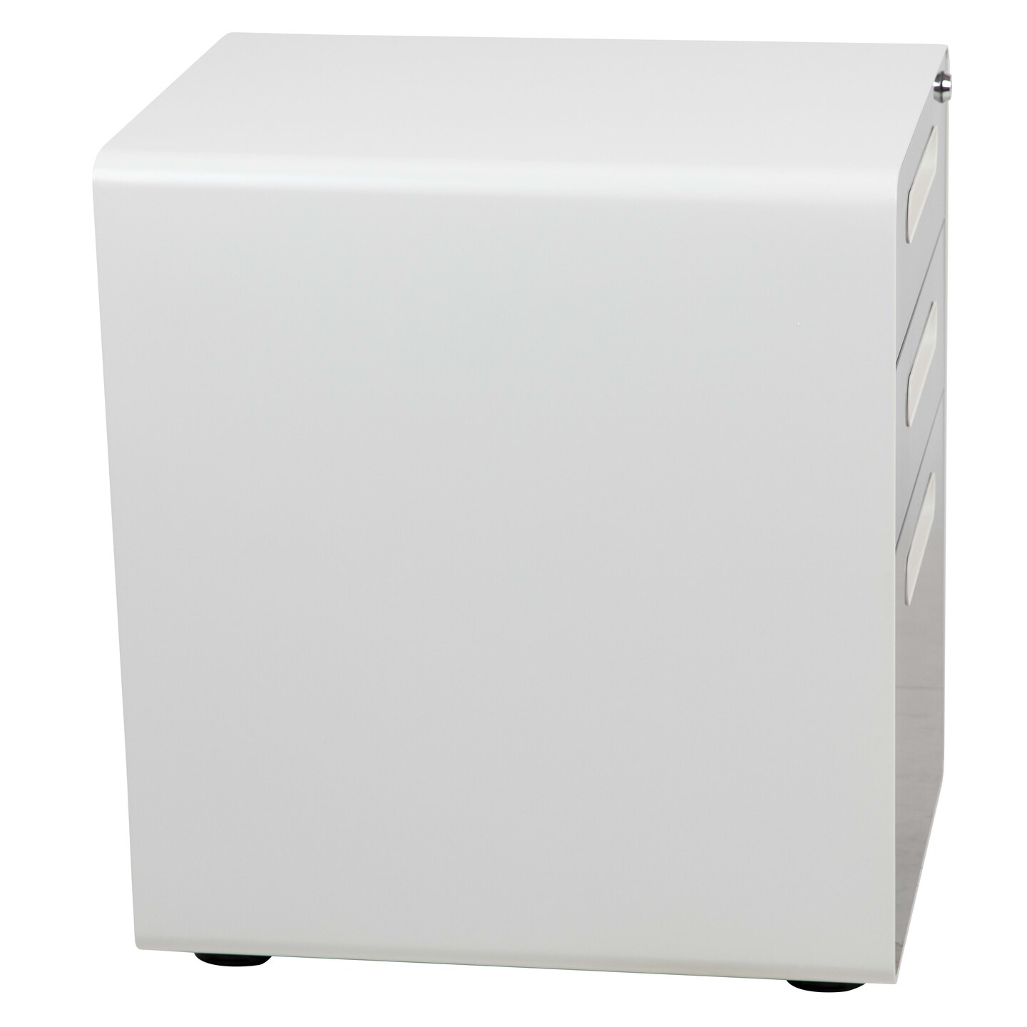 Emma and Oliver Ergonomic 3-Drawer Mobile Locking Filing Cabinet Storage Organizer