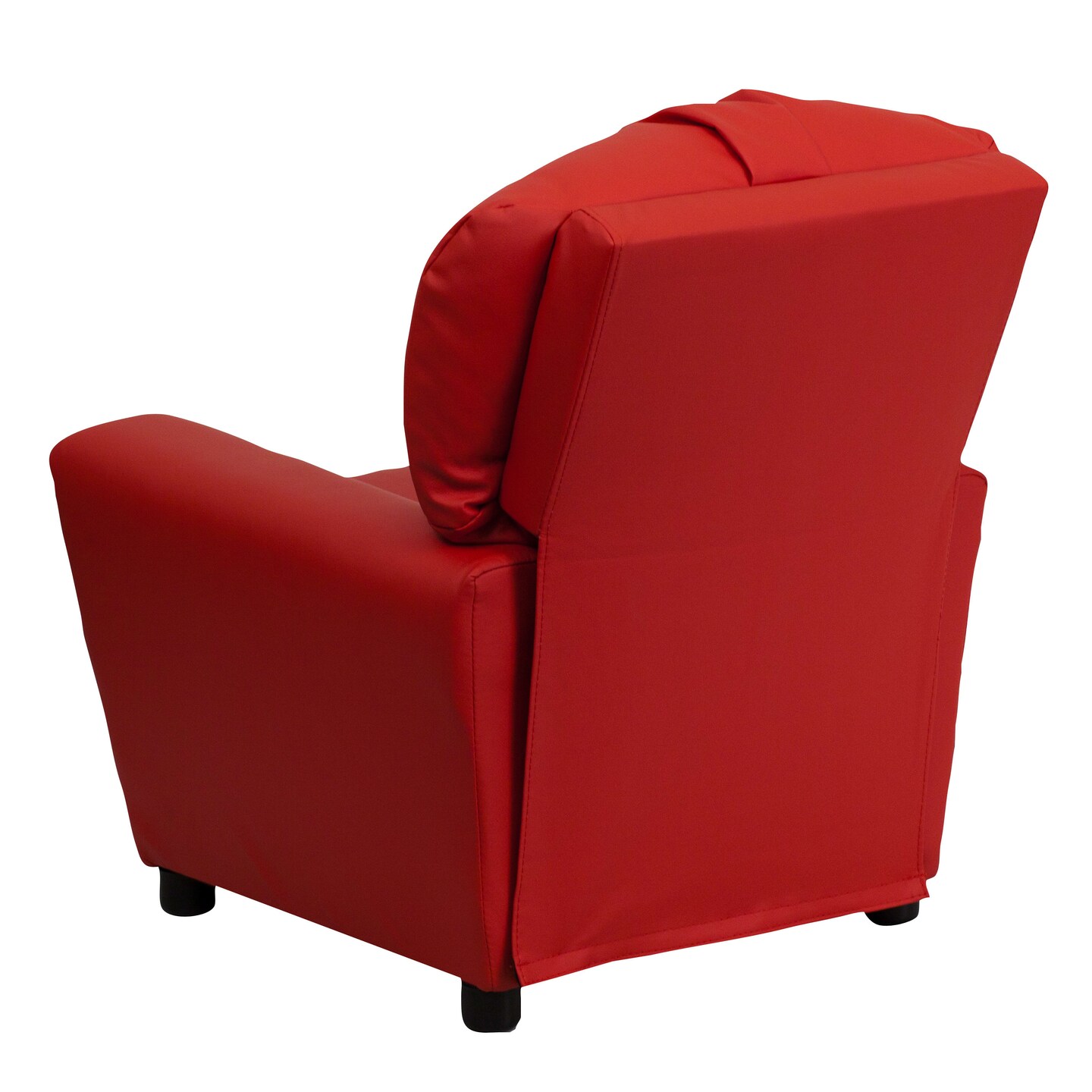 Emma and Oliver Contemporary Kids Recliner with Cup Holder