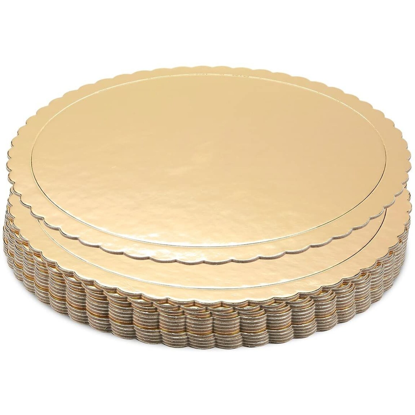 15 Pack 10 Inch Round Cake Cardboards with Scalloped Edges Cake Circle Base  | eBay
