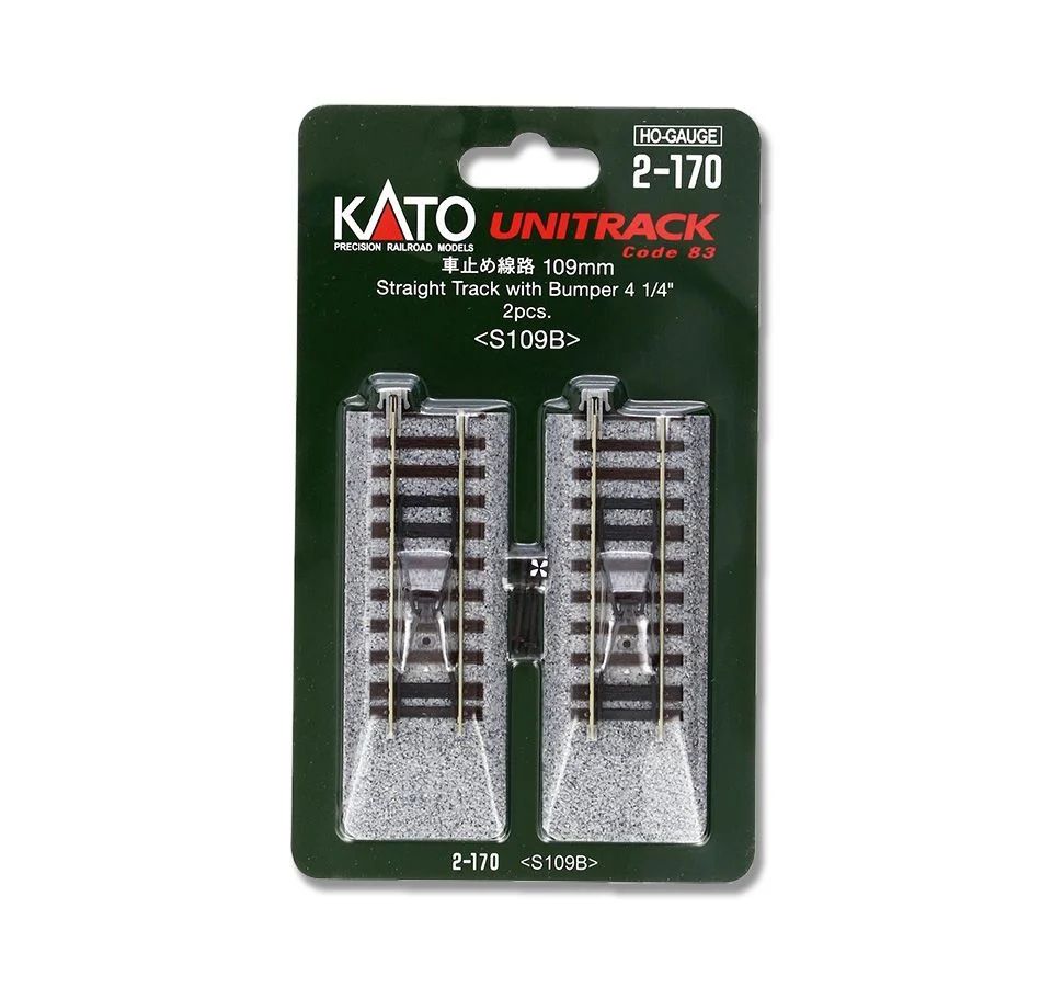 Kato  HO-Scale H Bumper Track (2 ea) Train Track