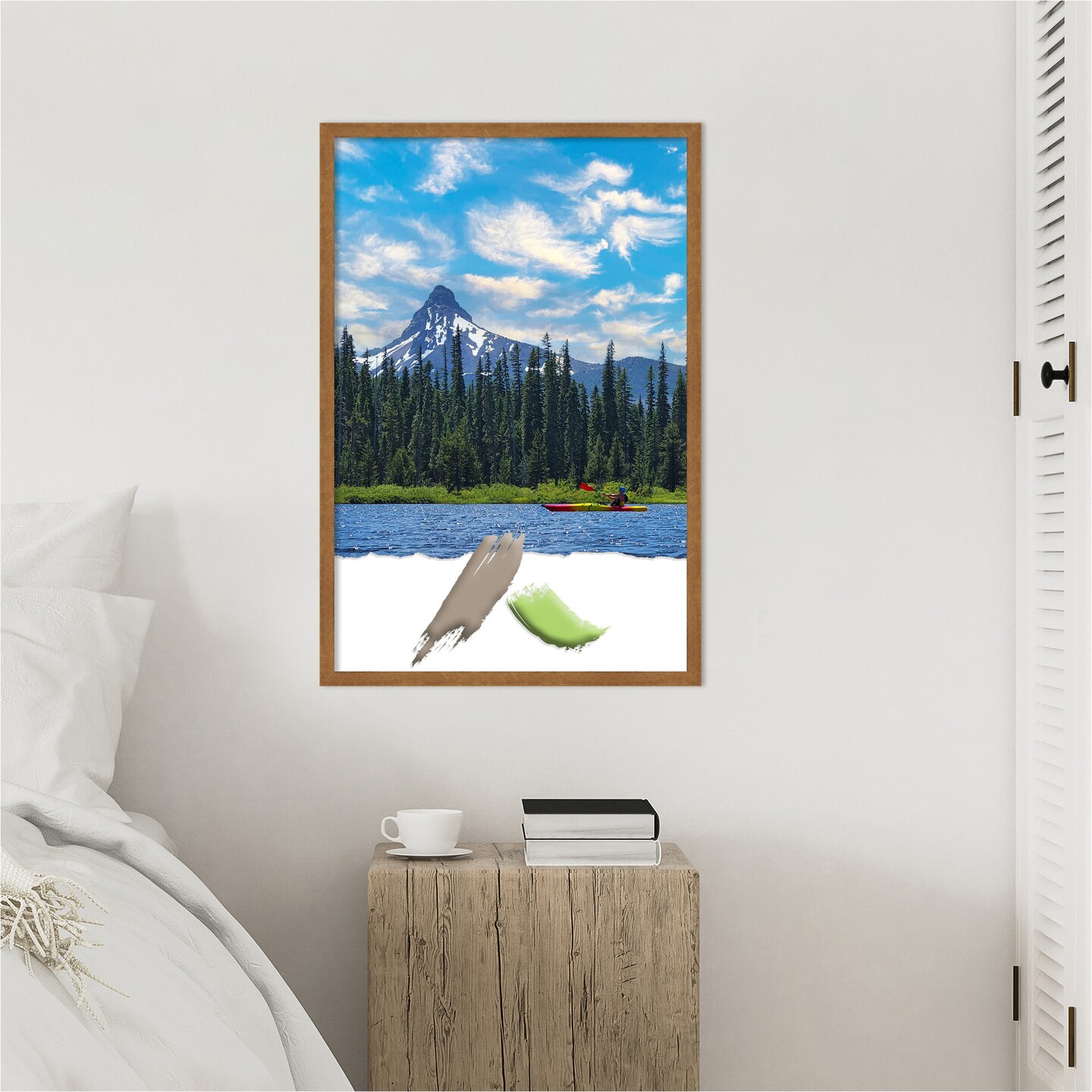 Carlisle Narrow Wood Picture Frame, Photo Frame, Art Frame