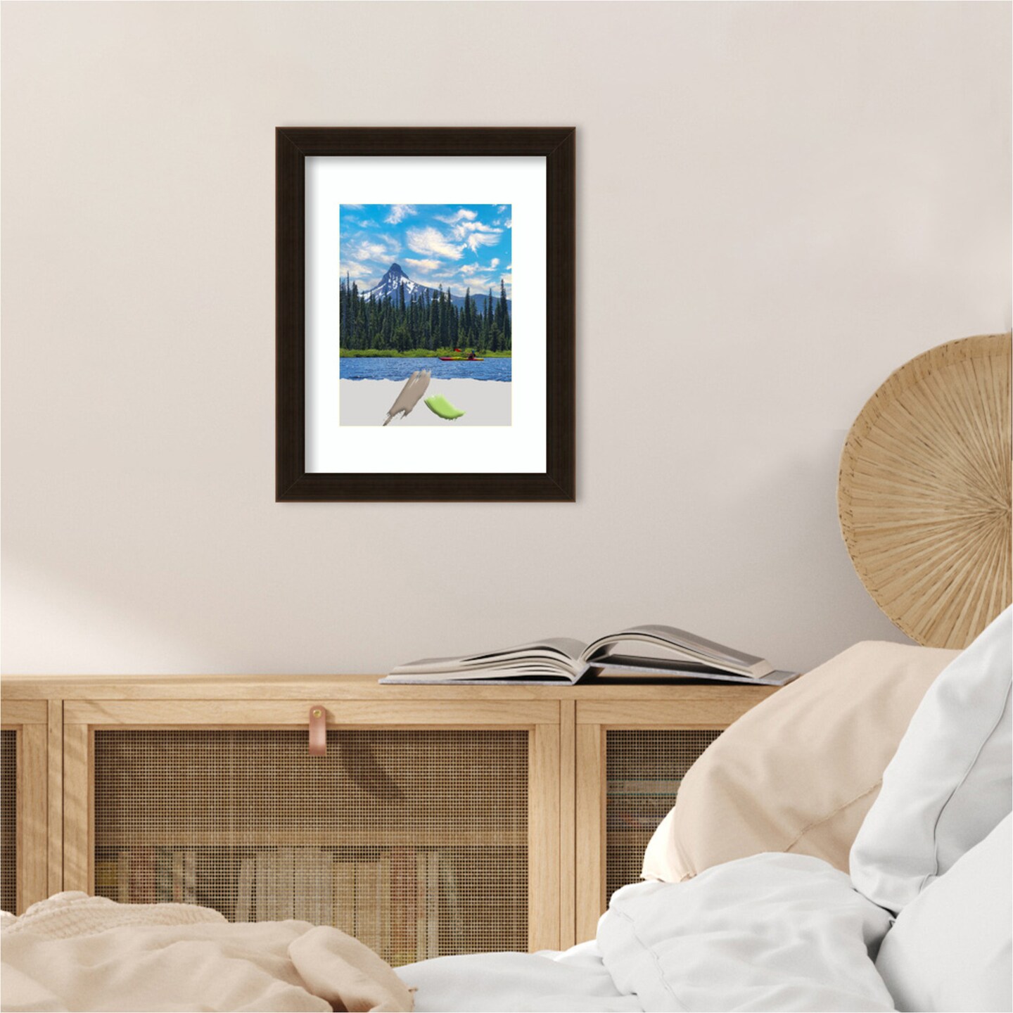 Espresso Brown Wood Picture Frame