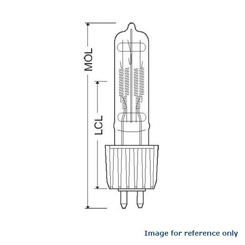 HPL 375w 115V LL USHIO HPL-375/115X Long Life halogen lamp bulb