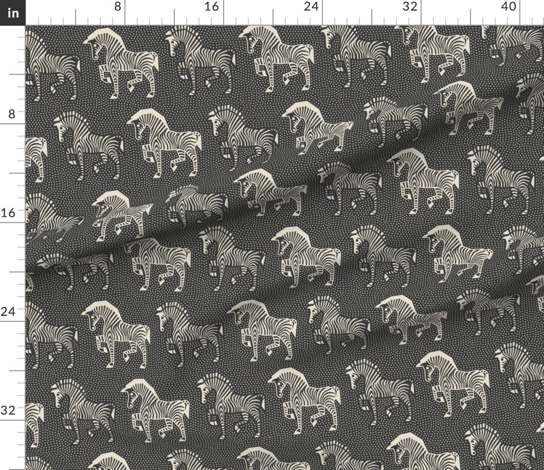 Animal Print Black And White Lines Stripes Dots Safari Neutral Boho Zebra Custom Printed Fabric by Spoonflower Various Fabrics by the Yard or Fat Quarter