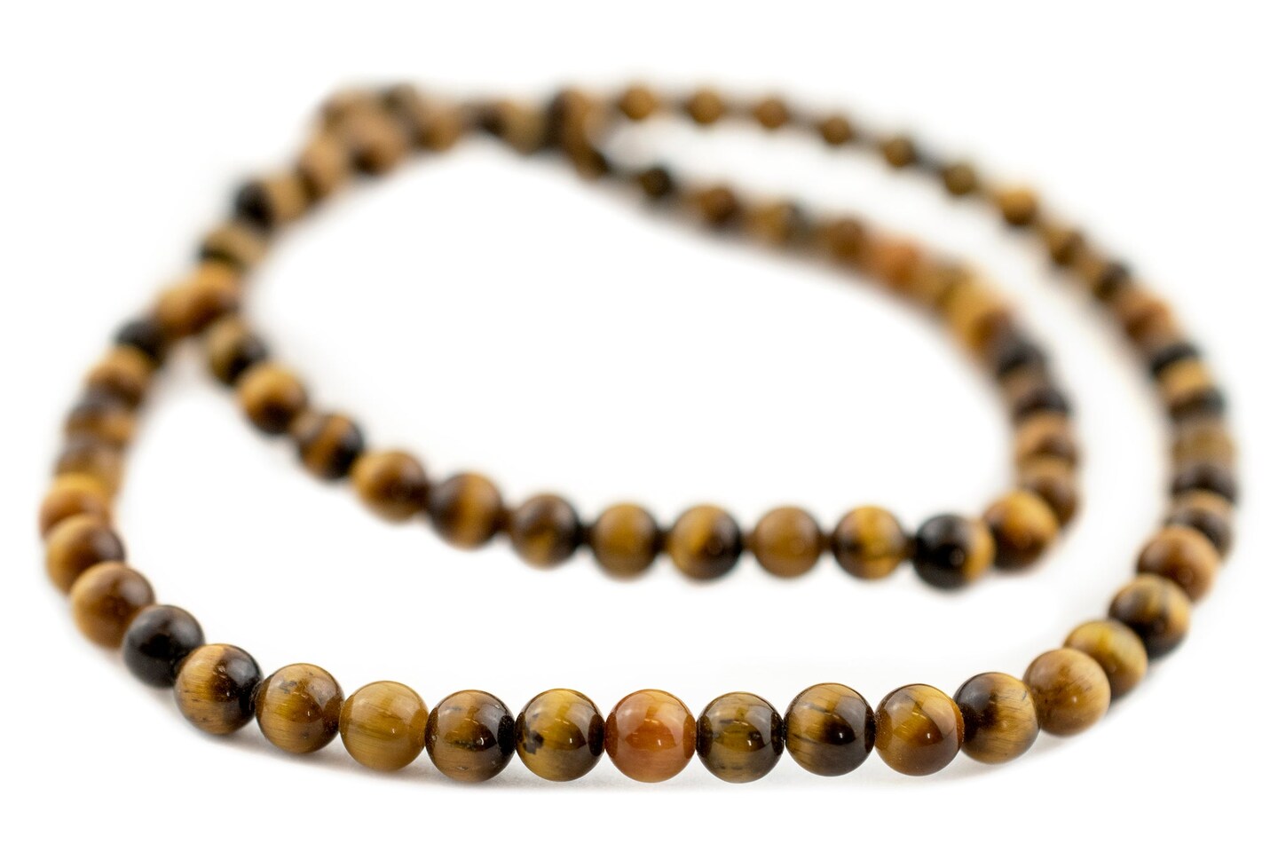 TheBeadChest Round Tiger Eye Beads (5mm)