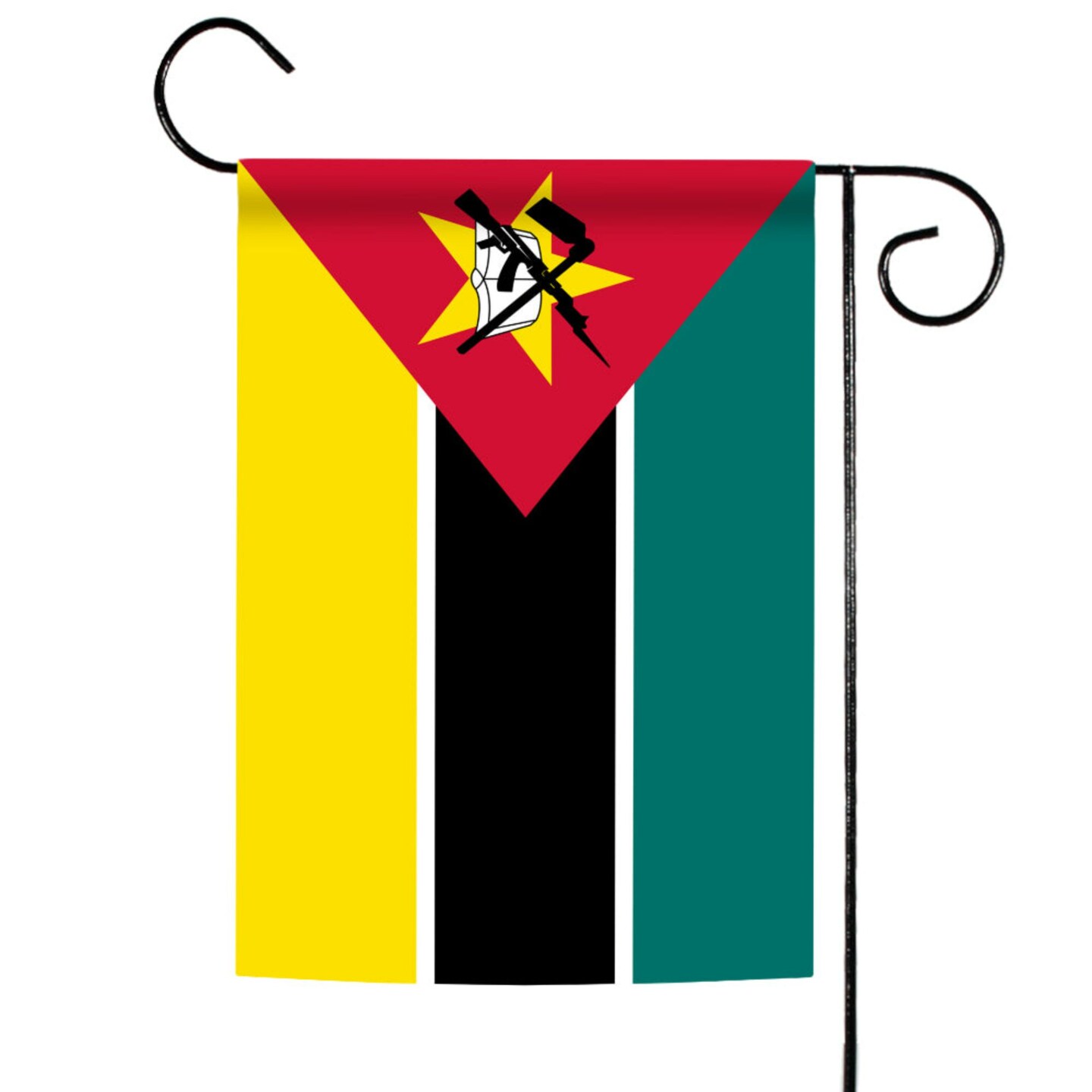 Toland Home Garden Red and Yellow Mozambique Outdoor Garden Flag 18&#x22; x 12.5&#x22;
