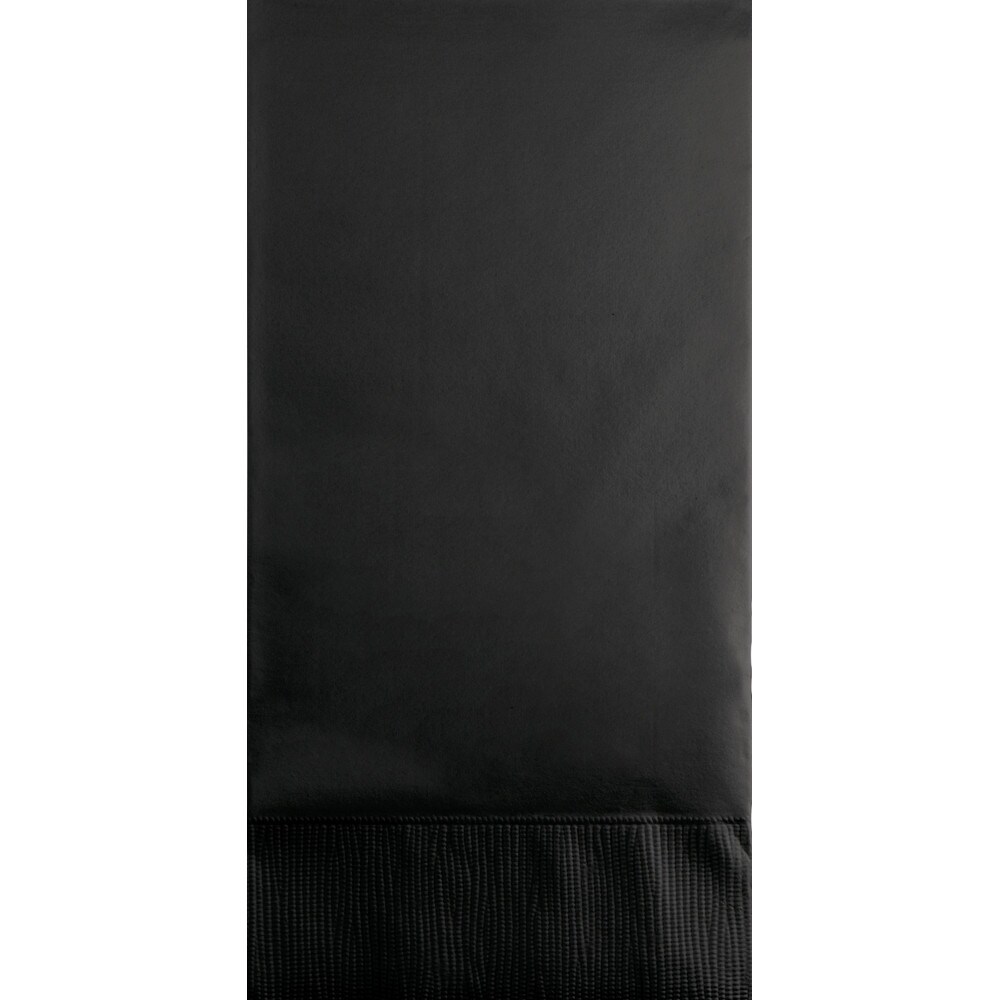 Party Central Club Pack of 192 Jet Black 3-Ply Disposable Party Guest Napkins 8&#x22;