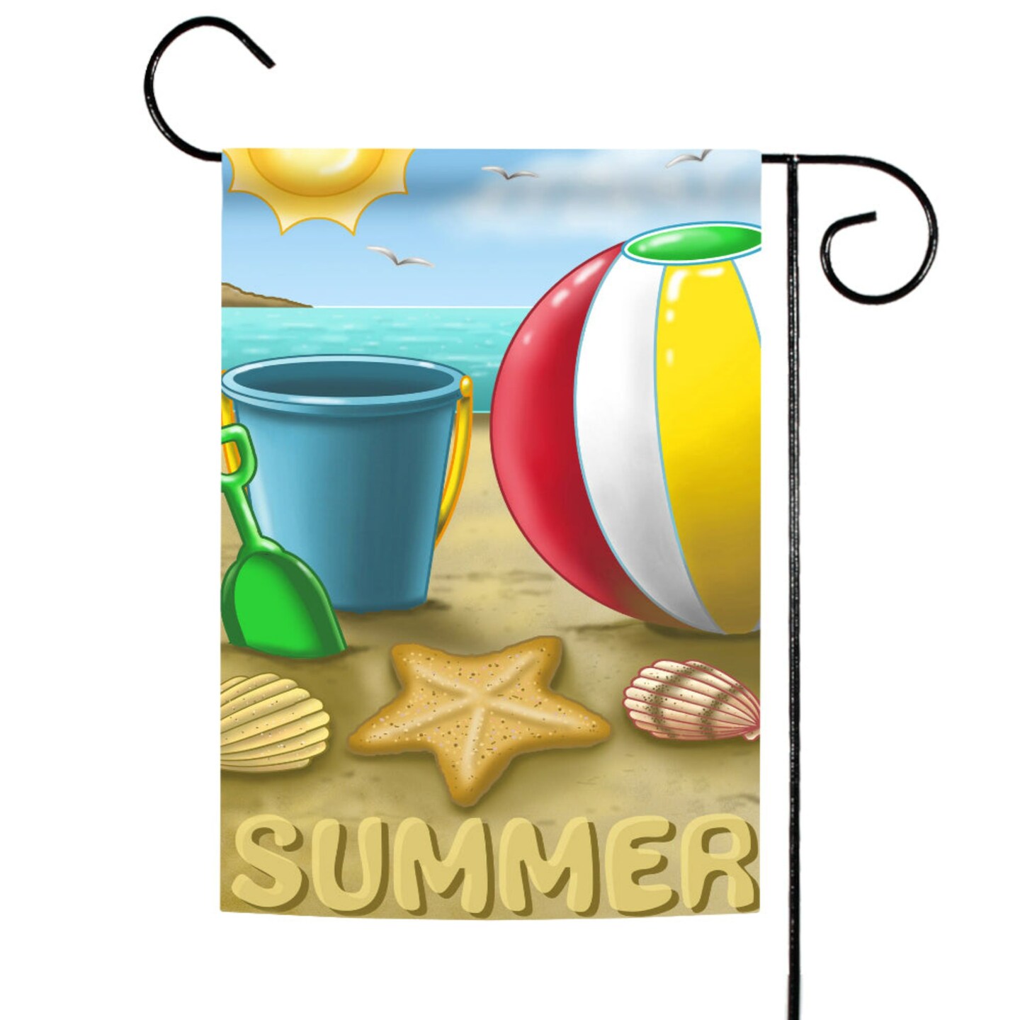 Toland Home Garden Blue and Brown