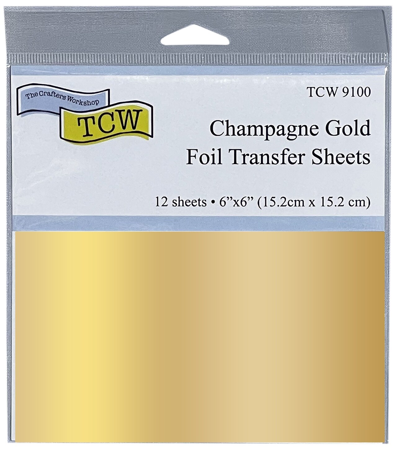 Crafter&#x27;s Workshop Foil Transfer Sheets 6&#x22;X6&#x22; 12/Pkg