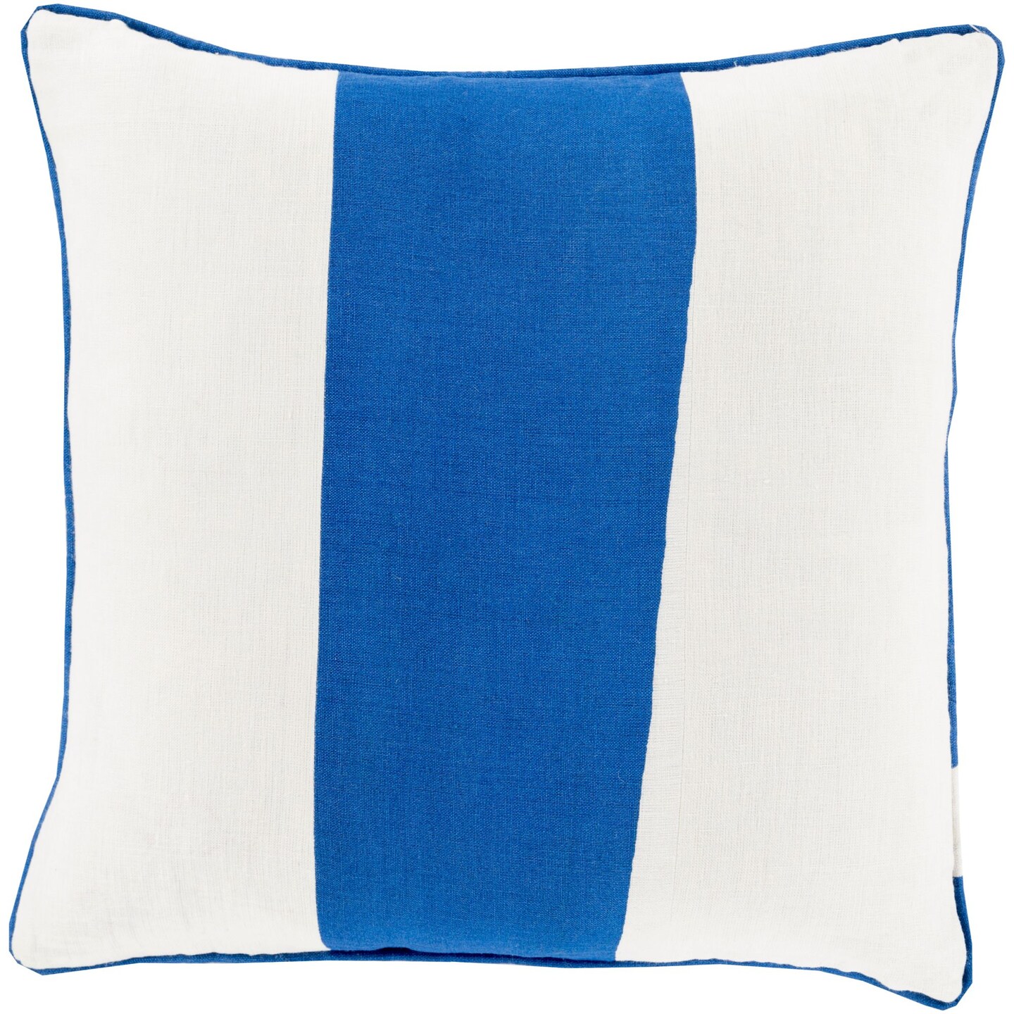 Ivory Striped Square Pillow