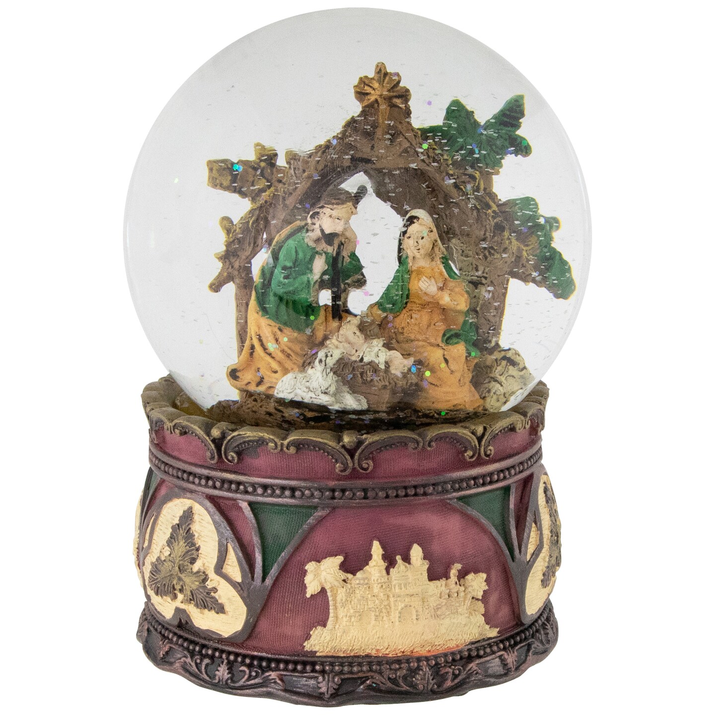 Northlight Holy Family Nativity Scene Christmas Snow Globe - 5.75"