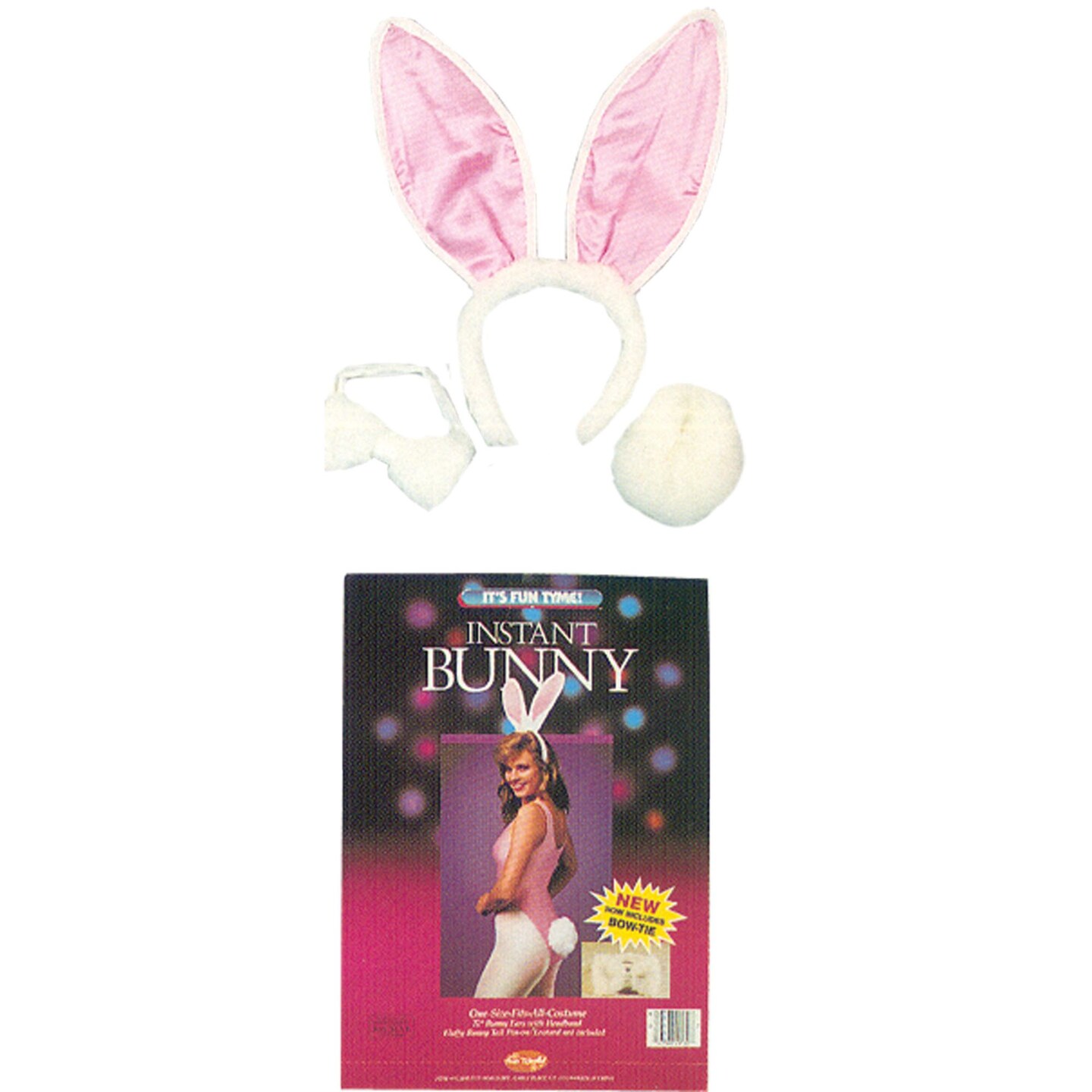 The Costume Center Pink and White Bunny Women Adult Halloween Costume Accessory - One Size