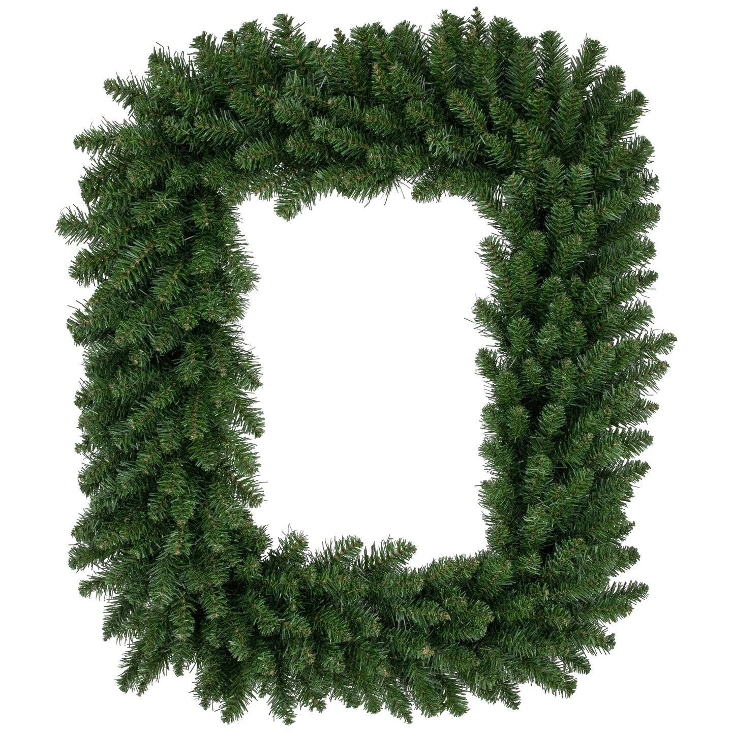 Northlight Buffalo Fir Rectangular Artificial Christmas Wreath - 36" - Unlit