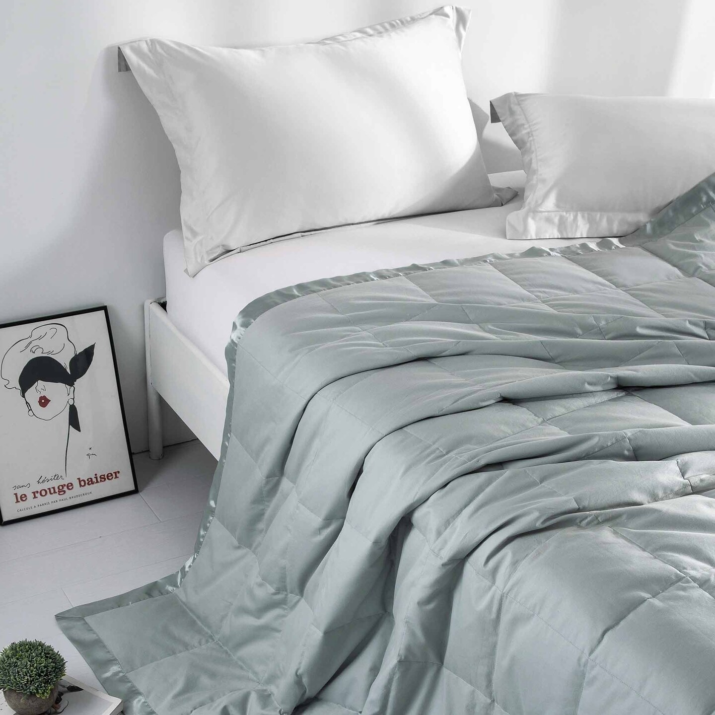 Ultra light top down blanket