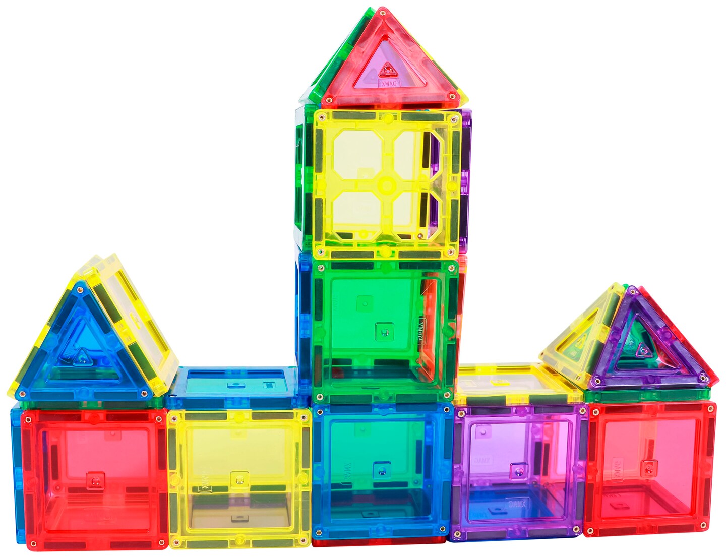 Childcraft Magnetic Building Tiles, Set of 64