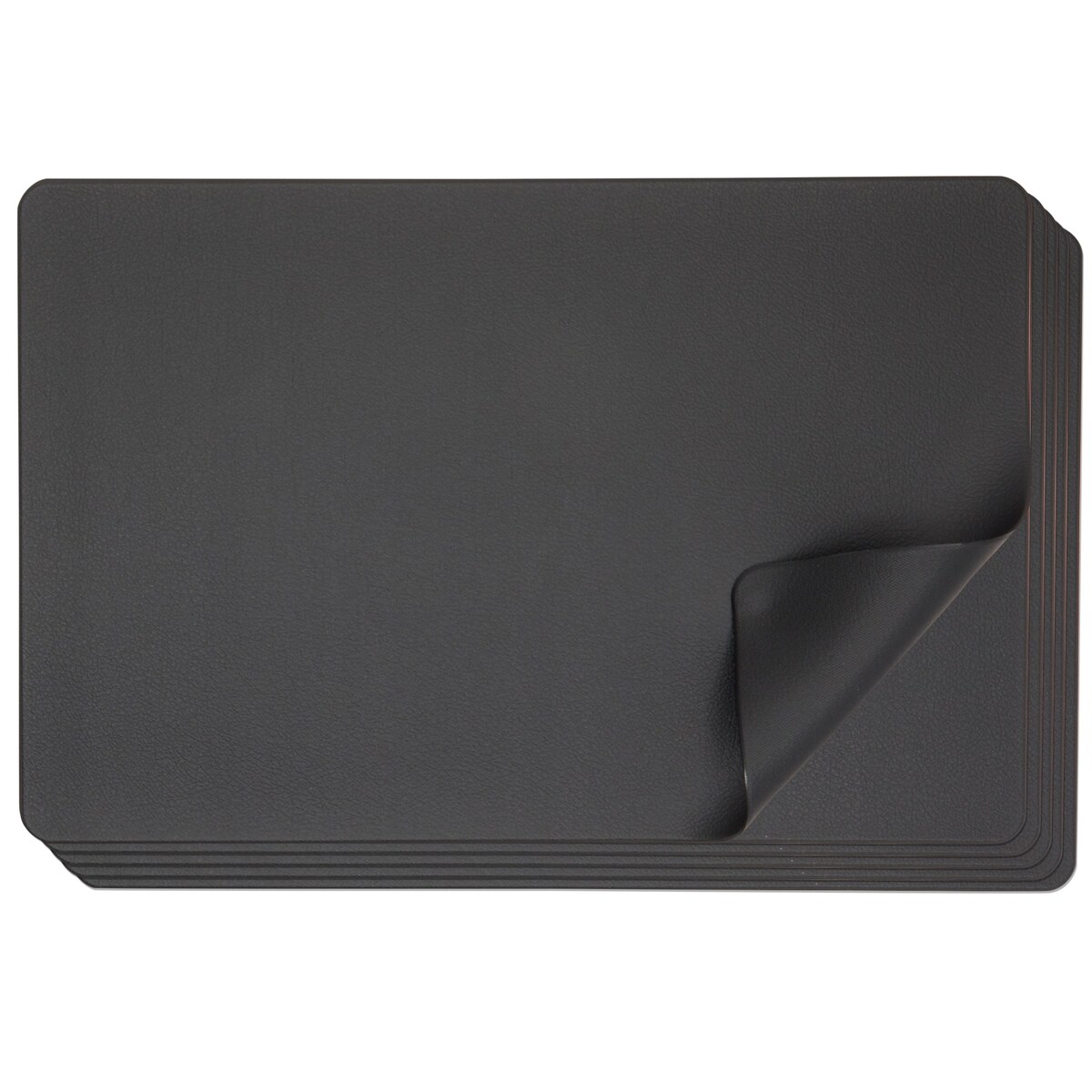 Malakos Elegant 6 Washable Table Mat Set (Black) – EZ Life