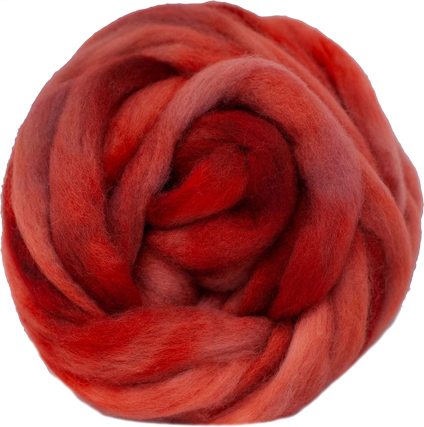 Hand Dyed BFL Wool Roving: Gorgeous tonal colorways for easy needle felting, hand spinning or weaving. Choose 1oz or 4oz