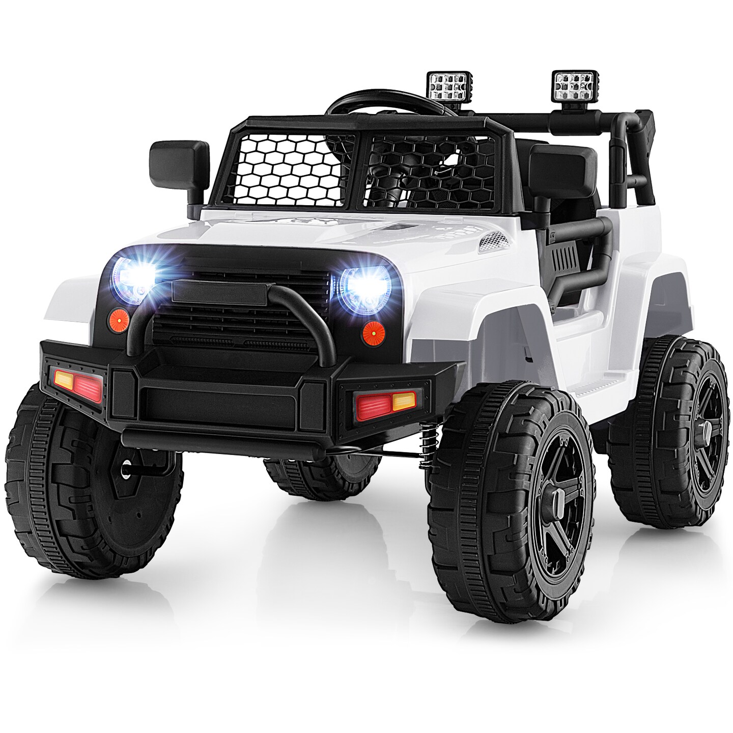 12V Kids Ride On Truck with Remote Control and Headlights