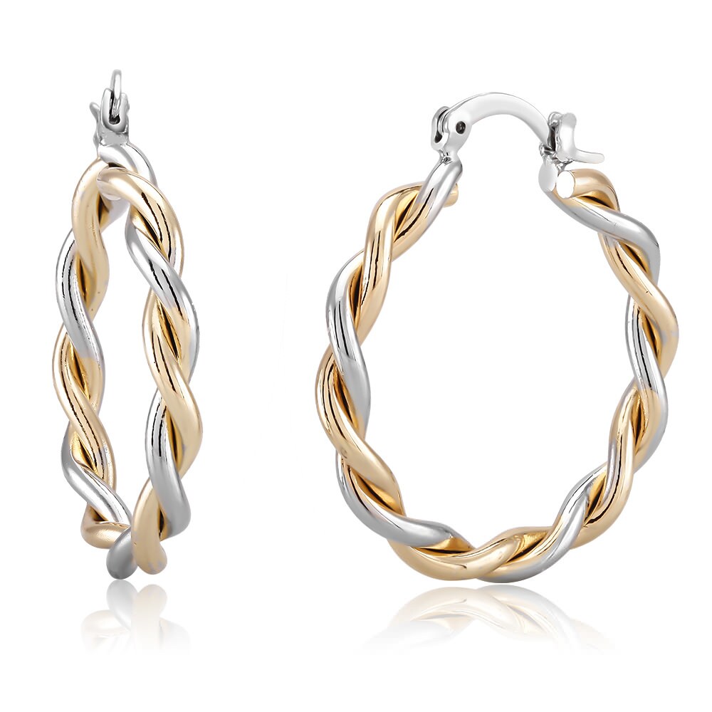 Twisted Hoop Earrings