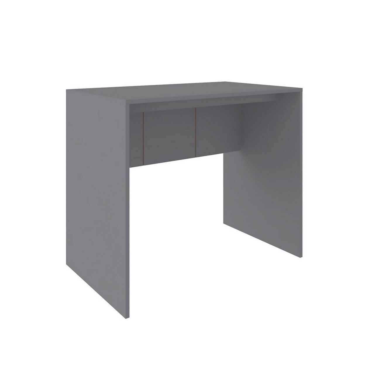 Manhattan Comfort Cornelia 35.54 Desk in Grey