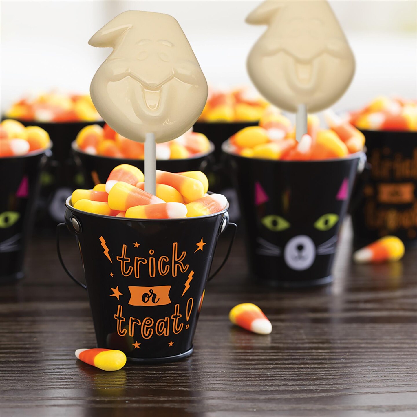 Chocolate Mold Ghost Head Lolly