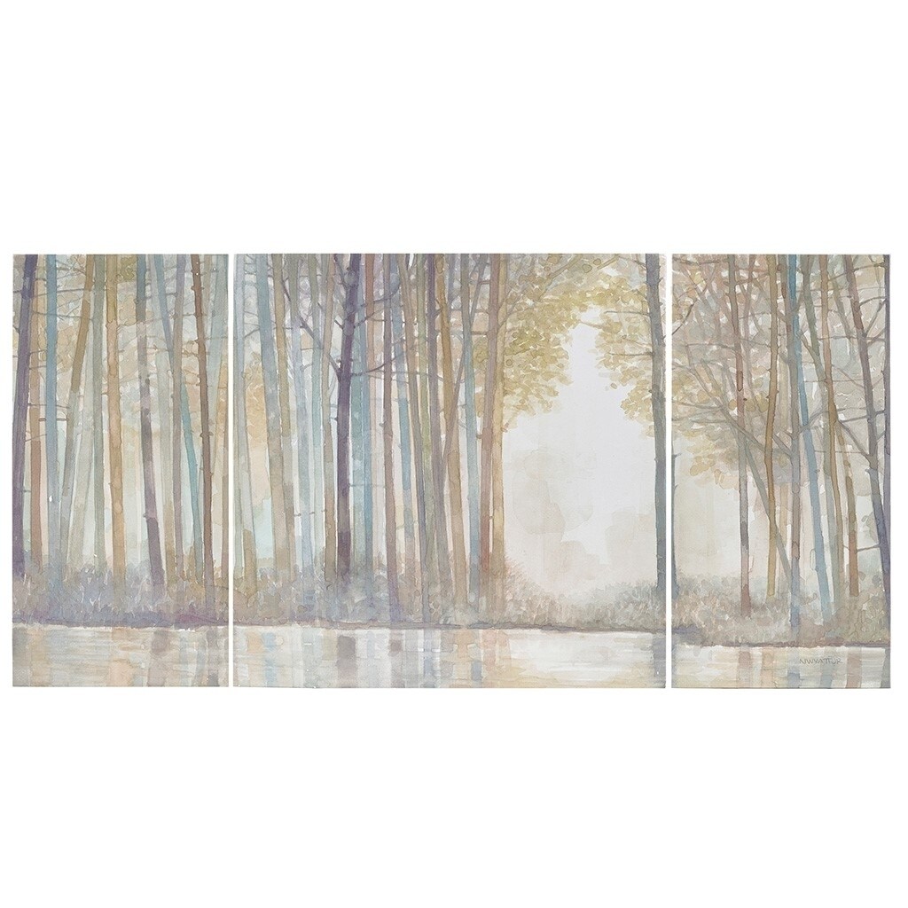 Gracie Mills Roman 3-Piece Triptych Canvas Wall Art Set - Grace-3564