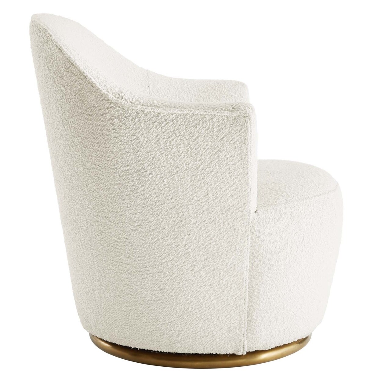 Modway Furniture Nora Boucle Upholstered Swivel Chair