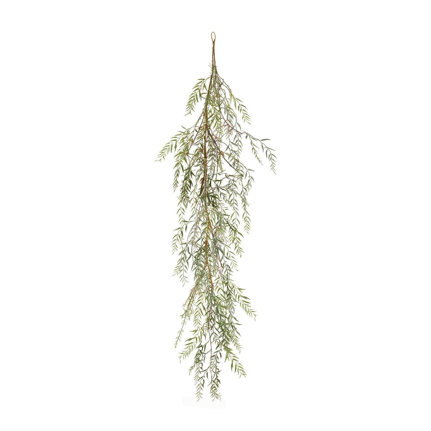 Melrose Set of 2 Foliage with Twig Artificial Garlands 5.75&#x27; x 17&#x22;