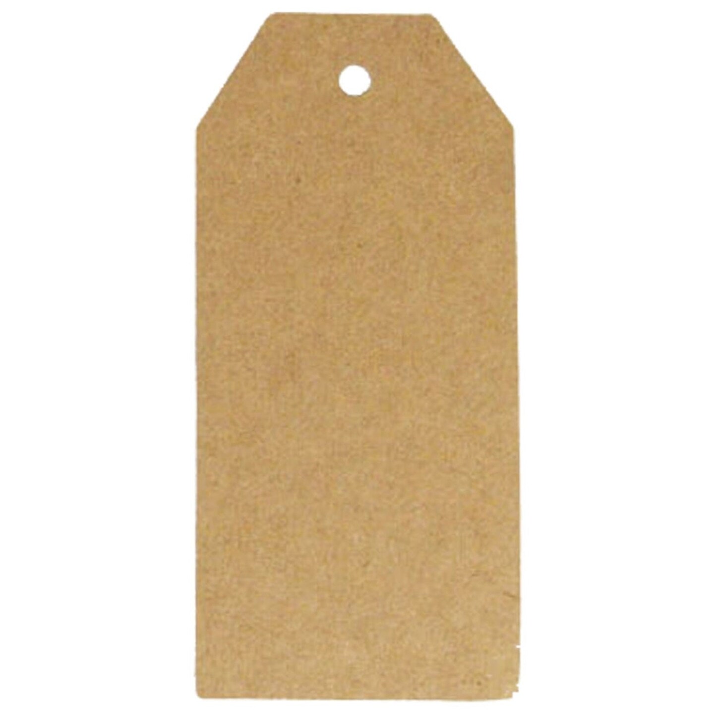 Wrapables 50 Gift Tags/Kraft Hang Tags with Free Cut Strings for Gifts, Crafts &#x26; Price Tags