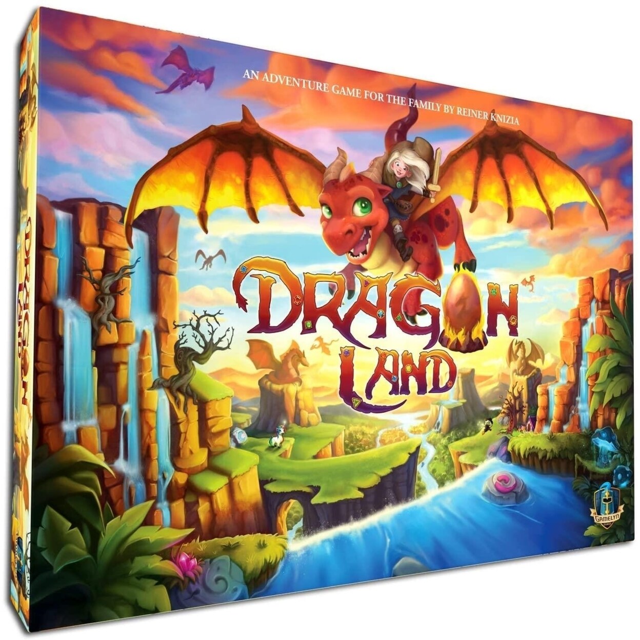 Gamelyn Games Dragon Land Family Friendly Adventure Strategy Board Game