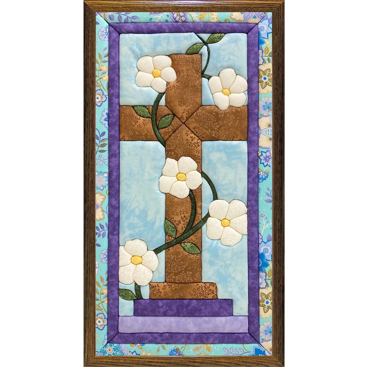 Quilt Magic  Holly Cross No-Sew Quilt Kit