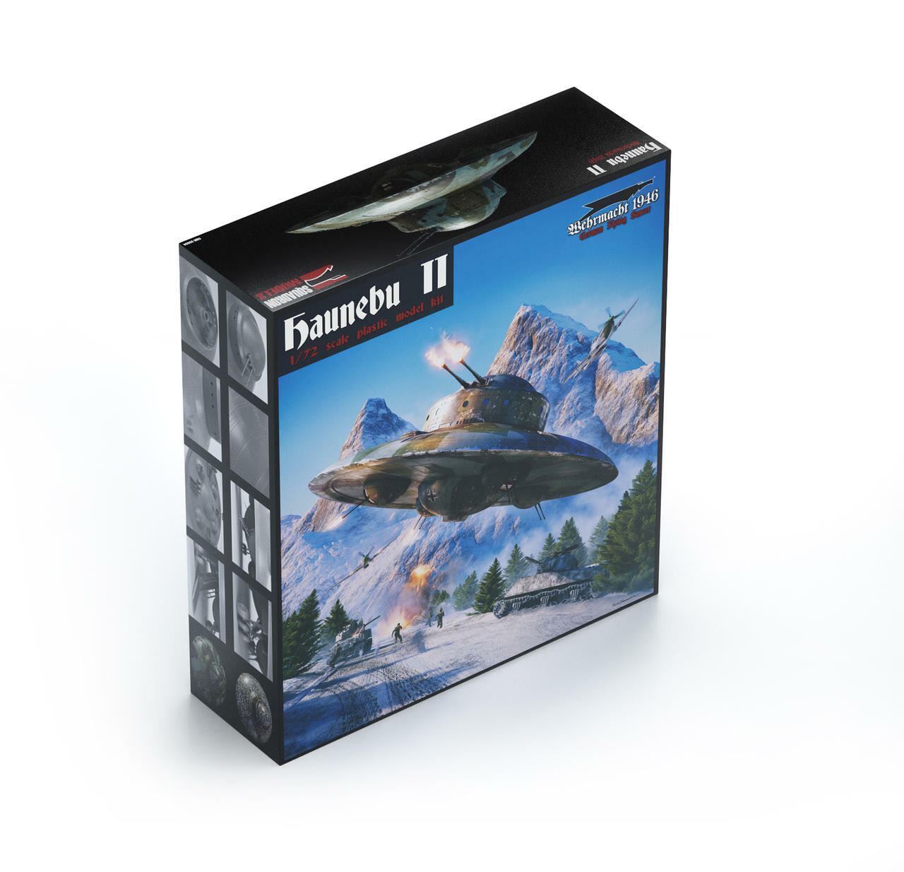 Squadron Models 1/72 Haunebu II German Flying Saucer UFO Model Kit Plastic Model