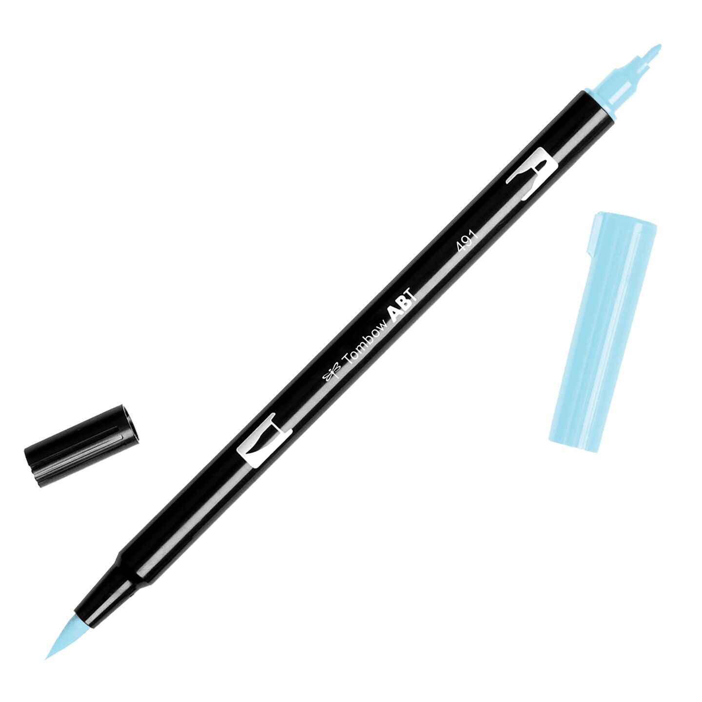 Tombow Dual Brush-Pen, Glacier Blue #491