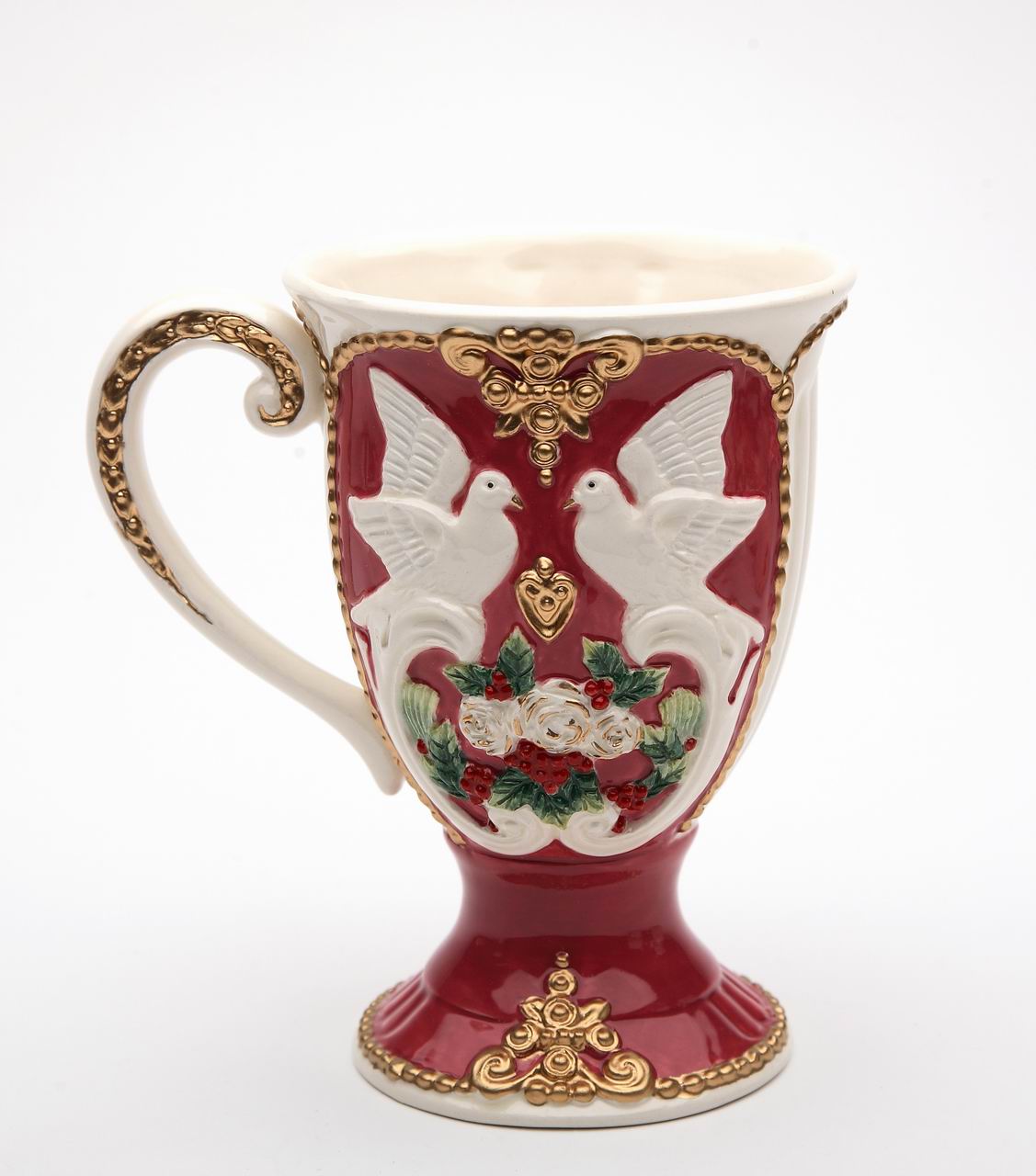Ceramic Christmas Fantasia Coffee Mug, Home D&#xE9;cor, Gift for Her, Gift for Mom, Kitchen D&#xE9;cor, Christmas D&#xE9;cor